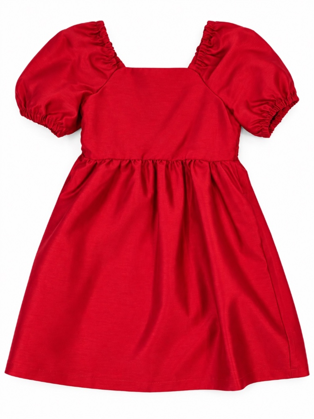 NWT Copper Key Red Puff Sleeve Holiday Dress Girls Size 6